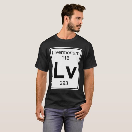 Lv - Livermorium Tシャツ (正面フル)