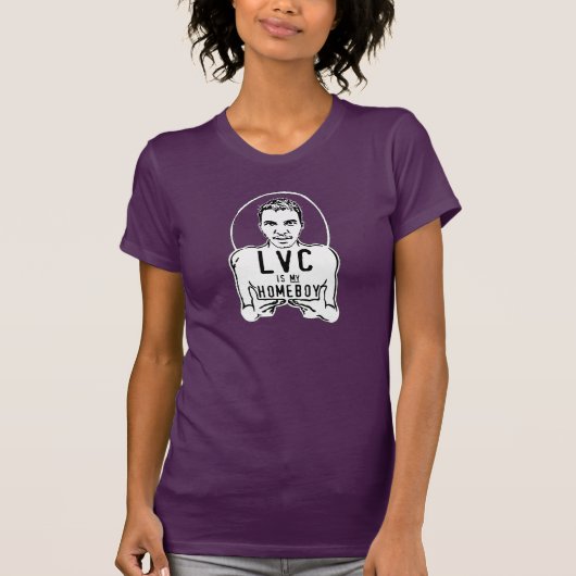 "LVC私の同郷人"の女性のジャージーのティーです Tシャツ (正面)
