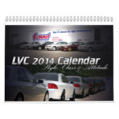 LVC 2014年のリンカーンLSのカレンダー カレンダー (カバー)