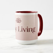 Lvely Living マグカップ (正面右)