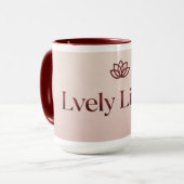 Lvely Living マグカップ (正面左)