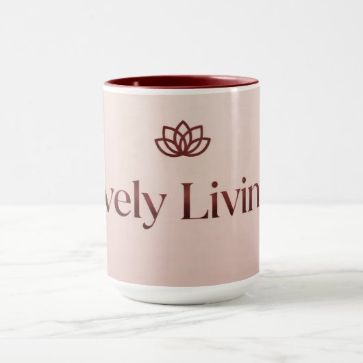 Lvely Living マグカップ (中央)