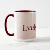 Lvely Living Mug  マグカップ (左)