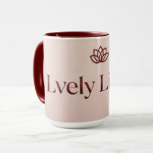 Lvely Living Mug  マグカップ (正面左)