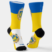Lvivソックス、ウクライナ国旗、愛国的なウクライナ ソックス (傾斜あり)