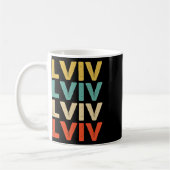 Lviv ウクライナ 2 コーヒーマグカップ (左)