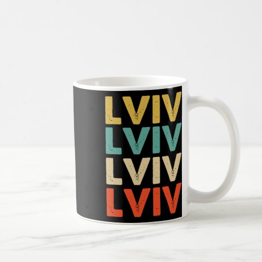 Lviv ウクライナ 2 コーヒーマグカップ (右)