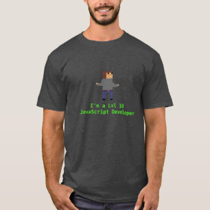 Lvl 10 JavaScript開発者 Tシャツ