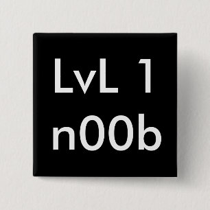 LvL 1n00b 缶バッジ