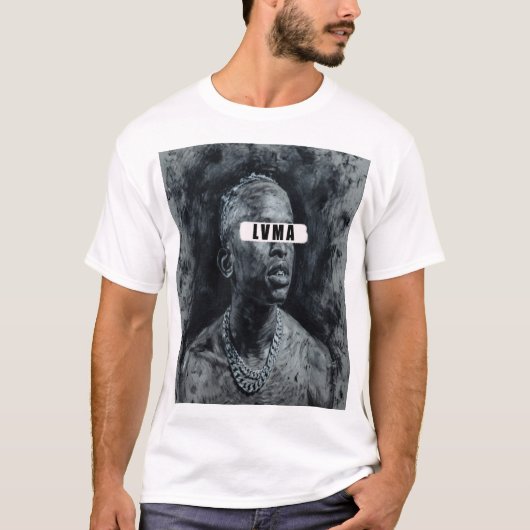 LvmaロゴTシャツ ストリートウェア Tシャツ (正面)