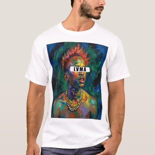 LvmaロゴTシャツ ストリートウェア Tシャツ (正面)