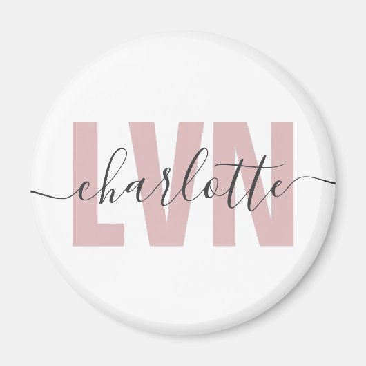 LVNライセンスパーソナライズされた職業ナースシック マグネット (正面)