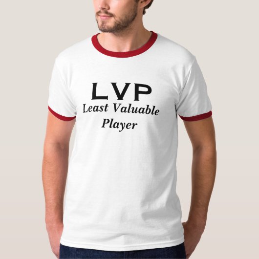 LVPの最少の貴重なプレーヤー Tシャツ (正面)