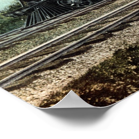 LVRR Black Diamond Express Poster ポスター (角)