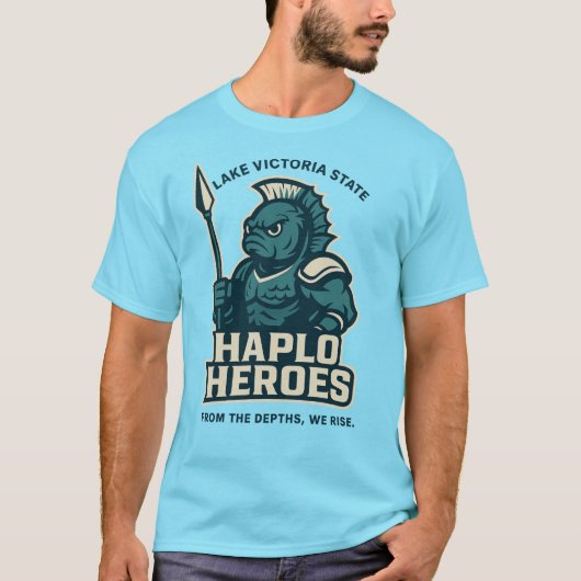 LVSU Haplo Heroes – ヴィクトリア湖州大学 Tシャツ (正面)