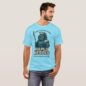 LVSU Haplo Heroes – ヴィクトリア湖州大学 Tシャツ (正面フル)