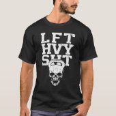 LVT HVY SHTスカルダンベルジムフィットネスボディビルディン Tシャツ (正面)