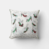 LWのクリスマスの靴の枕 クッション (正面)