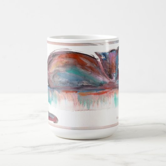 LWの子猫猫のマグ モーフィングマグカップ (中央)