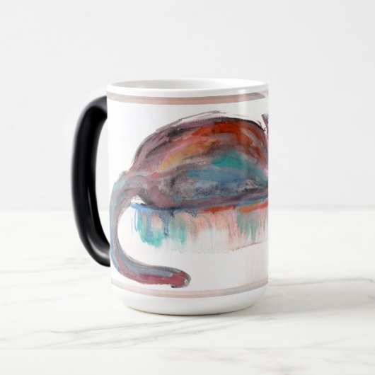 LWの子猫猫のマグ モーフィングマグカップ (正面左)