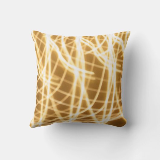 LWの雪片の枕 クッション (裏面)