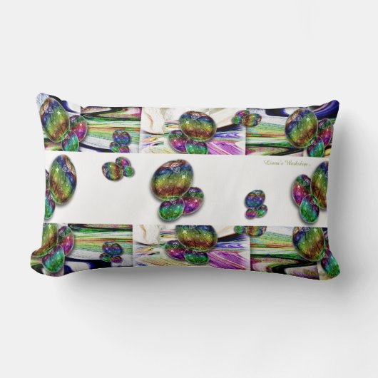 LWイースターエッグの枕 ランバークッション (正面)