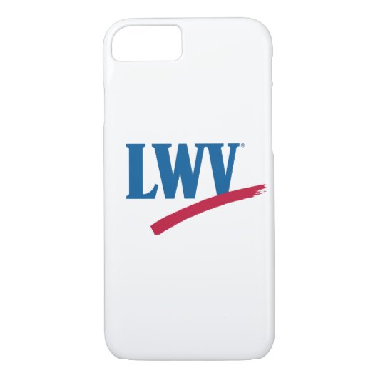 LWVのロゴの電話箱 Case-Mate iPhoneケース (裏面)