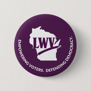 LWVウィスコンシンのロゴボタン 缶バッジ