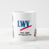 LWV投票すごい者ジャンボマグ ジャンボコーヒーマグカップ (正面)