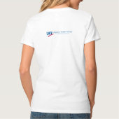 LWV Ladies V Neck tshirt （LWVKAから） Tシャツ (裏面)