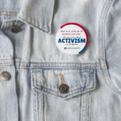 LWVAHの"実行主義のないSlactivism"ボタンを結合して下さい 缶バッジ (インサイチュ)