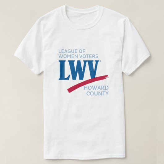 LWVHCプライドユニセックスティー（白） Tシャツ (デザイン正面)