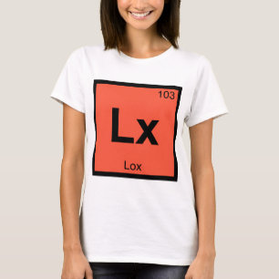 Lx - 化学周期表の元素記号 Lox Tシャツ