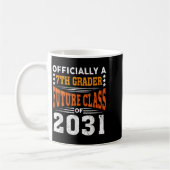Ly A 7th Grader Future Cl 2031 First Day Grade 7 コーヒーマグカップ (左)