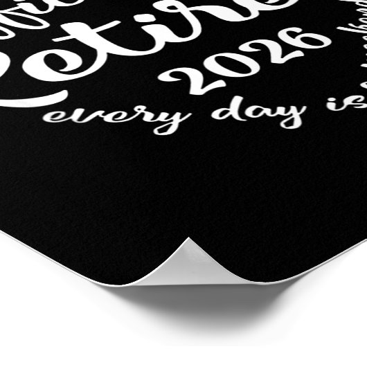 Ly Retired 2026 Hear For Women Retirement  ポスター (角)