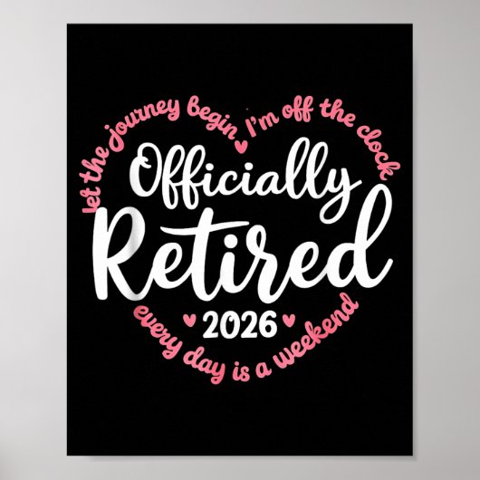 Ly Retired 2026 Weekend Vibes For Retirees ポスター (正面)