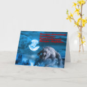 Lycanハロウィンカード カード (黄色い花)