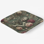 Lycanthropic Verdant – Gothic Floral Design ペーパープレート (傾斜あり)