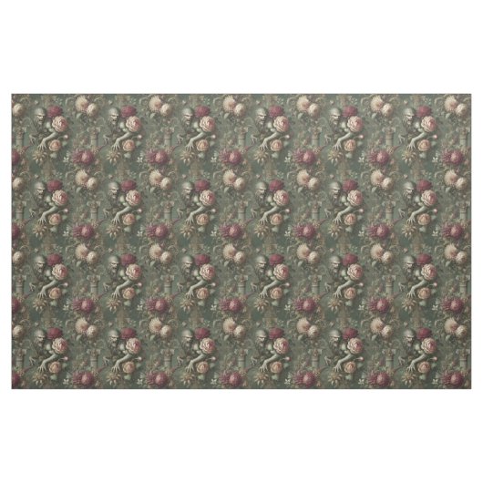 Lycanthropic Verdant - Gothic Statement Tile ファブリック (ヤード)
