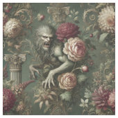 Lycanthropic Verdant - Gothic Statement Tile ファブリック (見本)