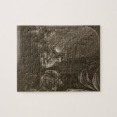 Lycaonはオオカミ1731年に変形しました(版木、銅版、版画) ジグソーパズル (横)