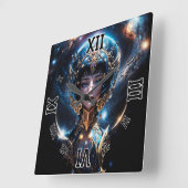 Lycenia The Light Of The天国by Xzendor7 スクエア壁時計 (傾斜)