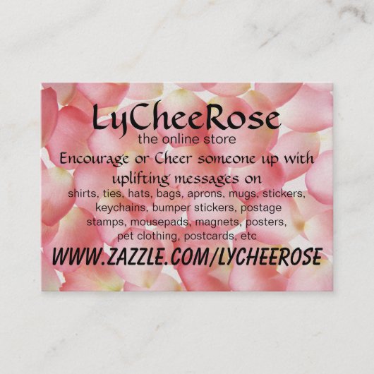 Lycheeroseの賛美歌23の名刺 名刺 (正面)
