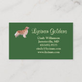 Lycinan Goldensの名刺 名刺 (裏面)