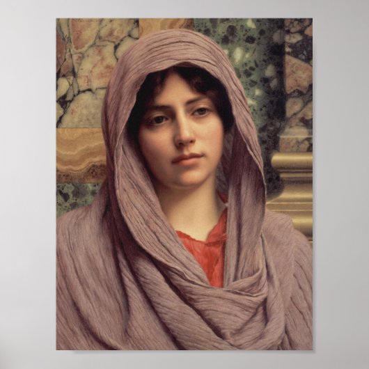 Lycinna John William Godward CC0946 Cardstock ポスター (正面)