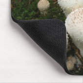 Lycoperdonの腹菌類のきのこ マウスパッド (コーナー)