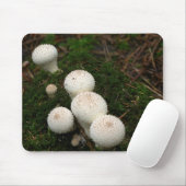 Lycoperdonの腹菌類のきのこ マウスパッド (マウス)
