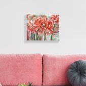 Lycoris Radiataの開花 キャンバスプリント (インサイチュ (リビング))