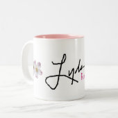 LYDAのバラのマグ ツートーンマグカップ (正面左)