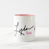 LYDAのバラのマグ ツートーンマグカップ (中央)